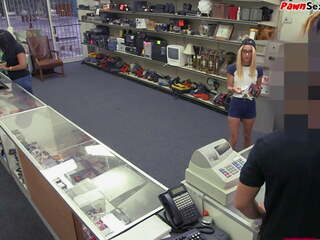 Skinny Amateur Spreads Her Pussy for Pawnshop Owner. | xHamster