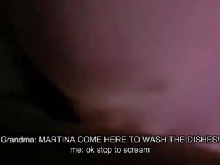 Martina fucks the Store boy with her stepGrandma close