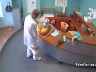 Surprised Female Patient Fucks expert