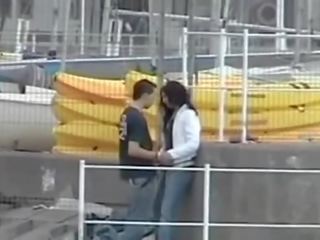 Couple Caught Outdoor With Superzoom